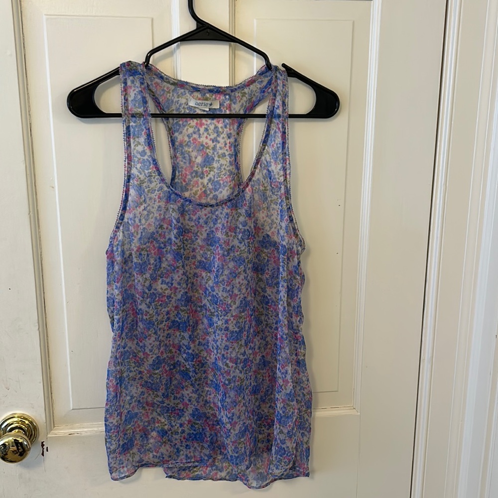 Sheer aerie tank